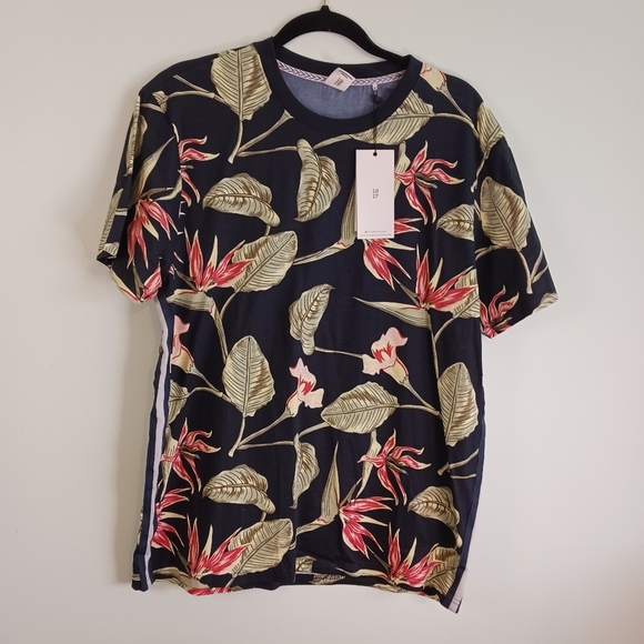 Size Large Sovereign Code LA 1917 Mens Tee Shirt Tropical NWT Cotton - Picture 2 of 6